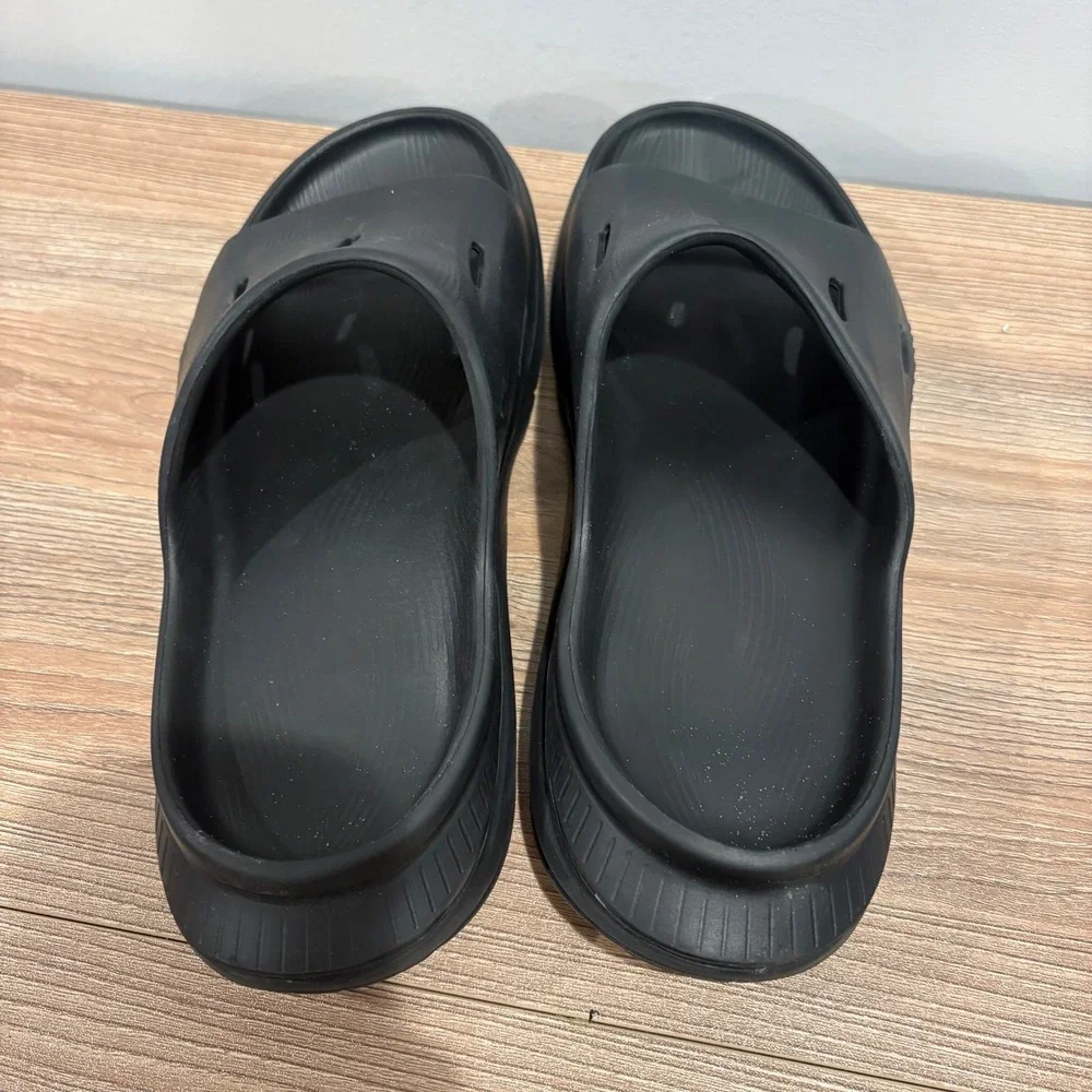 HOKA Ora Recovery Slide 3 Sandals Women Black size 8 Comfort Slip On EVA Foam